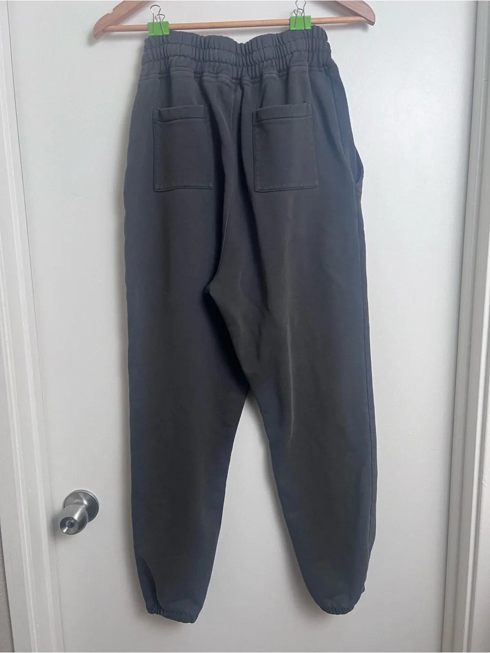ALLSAINTS Organic Cotton Jogger Sweatpants Gray Logo Small Portugal